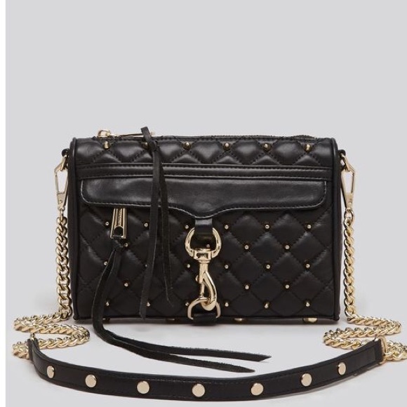 Rebecca minkoff studded crossbody bag - Picture 1 of 7